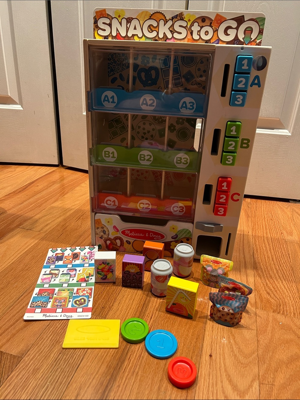 Melissa & Doug Snacks to Go Vending Playset - Multicolor